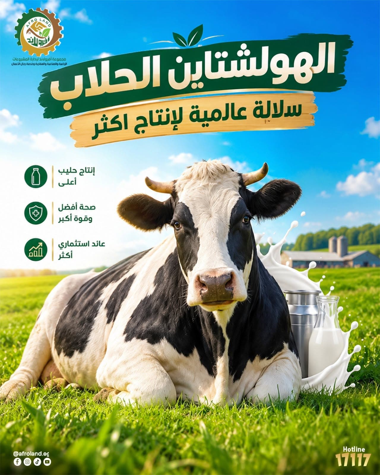 Afroland Launches the “Dairy Holstein” Model as Part of Its Vision for Productive Assets and Value Creation